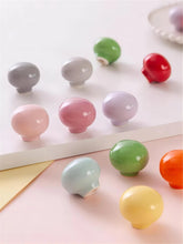 Load image into Gallery viewer, Colorful Candy Ball Ceramic Cabinet Pull Knobs | Dresser, Kitchen & Nursery Drawer Knobs in Gray, Yellow, Green, Blue, Pink, White | Home Decor