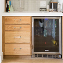 Load image into Gallery viewer, 3.0&quot;, 3.78&quot;, 5.0&quot;, 6.3&quot; Clear Gold Acrylic Knobs &amp; Square Silver Drawer Pulls | Kitchen Cabinet, Wardrobe, Closet &amp; Dresser Handles
