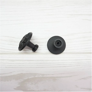 Shabby Chic Black Ornate Knobs, Pulls & Handles | Rustic French Country Dresser, Drawer & Kitchen Cabinet Decorative Hardware