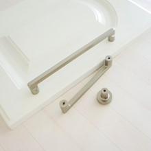 Load image into Gallery viewer, 3.78&quot;, 5.0&quot;, 6.3&quot;, 7.55&quot;, 8.8&quot;, 12.6&quot; Brushed Brass &amp; Gray Nickel Drawer Pulls | Kitchen Cabinet, Closet &amp; Wardrobe Handles, Knobs
