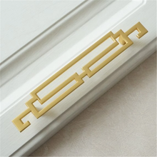 Load image into Gallery viewer, 2.5&quot;, 3.78&quot;, 5&quot; (64, 96, 128mm) Gold Drawer Pulls &amp; Knobs | Chinese Style Cabinet Door, Dresser &amp; Cupboard Handles, Kitchen Hardware
