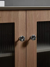 Load image into Gallery viewer, Silver Solid Brass Small Cabinet Pulls, Light Luxury Mid‑Century Handles for Shoe Cabinets, Kitchen Cabinets and Wardrobes
