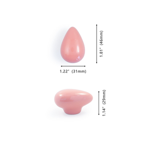 Raindrop Ceramic Knobs | Colorful Drawer & Cabinet Pulls, Dresser & Kitchen Cupboard Handles, Furniture Hardware