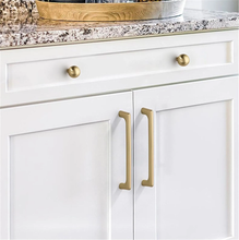 Load image into Gallery viewer, 3.78&quot;-7.55&quot; (192-320mm) Black Brass &amp; Nickel Knobs, Pulls &amp; Handles | Drawer, Cabinet, Dresser &amp; Kitchen Hardware
