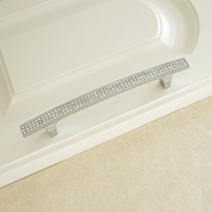 3.78", 5", 6.3" Silver Crystal Dresser Knobs | Rhinestone Glass Drawer Pulls, Cabinet & Kitchen Handles, Hardware