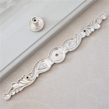 Load image into Gallery viewer, 3&quot;-5&quot; Antique Silver Knobs, Pulls &amp; Handles with Backplate | Cabinet, Dresser, Drawer &amp; Kitchen Cupboard Hardware
