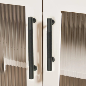 3.78", 5", 6.3", 7.55" Matte Black Drawer Pulls | Unique Cabinet & Kitchen Pulls, Dresser & Cupboard Knobs, Furniture Hardware