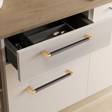 Load image into Gallery viewer, Extra Large Gray &amp; Coffee Knobs, Pulls &amp; Handles | Wardrobe, Cabinet, Kitchen, Dresser, Cupboard &amp; Drawer Hardware
