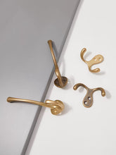 Load image into Gallery viewer, Vintage Brass European Wall Coat Hooks, Nordic Luxury Clothes Hanging Hooks for Entryway Cloakroom Fitting Room
