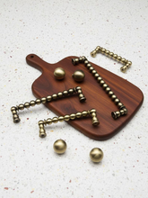Load image into Gallery viewer, Antique Bronze Pearl Detail Drawer Pulls 96mm - Vintage Handles for Kitchen &amp; Dresser
