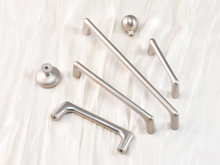 Load image into Gallery viewer, Modern Brushed Nickel Ball Knobs &amp; Simple Drawer Pulls | Cabinet Hardware for Kitchen, Dresser &amp; Wardrobe
