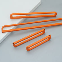 Load image into Gallery viewer, 3.78&quot;-12.6&quot; Orange Hollow Knobs, Pulls &amp; Handles | Drawer, Kitchen, Dresser &amp; Cabinet Door Hardware
