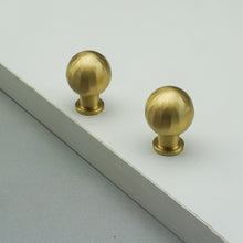 Load image into Gallery viewer, Gold Brass Drawer Knobs | Dresser Pulls, Kitchen Cabinet Door Handles &amp; Cupboard Hardware | Decor Furniture Knobs

