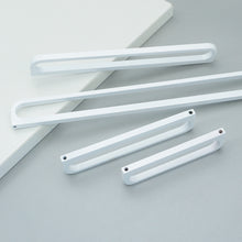 Load image into Gallery viewer, 3.78"-12.6" White Hollow Knobs, Pulls &amp; Handles | Dresser, Drawer, Kitchen, Cabinet &amp; Wardrobe Hardware
