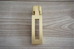 2.5", 3.75" (64, 96mm) Brushed Gold Brass Vintage Drop Pulls | Dresser & Drawer Knobs, Kitchen Cabinet Door Handles, Hardware