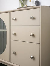 Load image into Gallery viewer, Mid-Century Irregular Brass Drawer Pulls, Titanium Silver Star &amp; Cloud Small Cabinet Knobs for Kids Room
