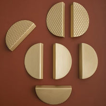 Load image into Gallery viewer, Nordic Light Luxury Gold Solid Brass Pulls, Original Semi-Circular Unique Handles for Cabinets &amp; Wardrobes
