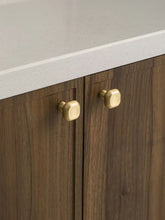 Load image into Gallery viewer, French Luxury Round Brass Knobs, Minimalist Single Hole Handles for Drawers &amp; Wardrobes
