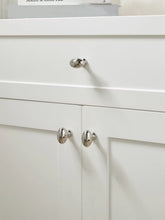 Load image into Gallery viewer, Titanium Silver French Oval Pigeon Egg Brass Knobs, Single Hole Pull Handles for Cabinets, Drawers &amp; Wardrobes
