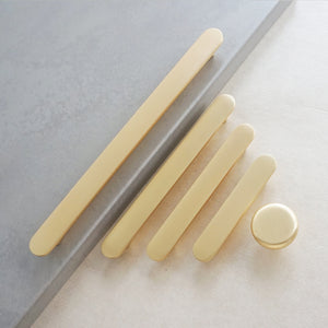 2.5", 3.75", 5" & 7.55" Brushed Brass, Black & Nickel Drawer Pulls | Kitchen Cabinet Knobs & Closet Wardrobe Handles | Kitchen Hardware