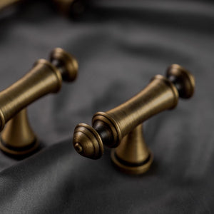3.78"-7.55" Art Decor T Bar Knobs, Pulls & Handles | Gold, Antique Bronze & Brass for Drawer, Dresser, Cabinet | Gift-Worthy Hardware