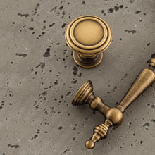 Load image into Gallery viewer, 3.78&quot;, 5&quot;, 6.3&quot; Vintage Bronze Drawer Pulls | European Antique Cabinet &amp; Kitchen Door Handles, Dresser Knobs
