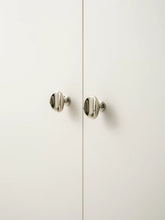 Load image into Gallery viewer, Vintage Irregular Brass Cabinet Knobs, Electroplated Titanium Silver Rust-Proof Small Drawer Pulls

