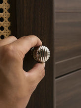 Load image into Gallery viewer, Mid‑Century Cabinet Knob, Brass Titanium‑Silver Single‑Hole Small Pull, Premium Quality for Drawer Wardrobe
