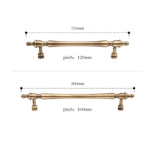 Load image into Gallery viewer, 3.78&quot;-6.3&quot; Antique Bronze Solid Brass Knobs, Pulls &amp; Handles | Cabinet, Drawer, Kitchen &amp; Dresser Hardware
