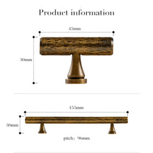 Load image into Gallery viewer, 3.78&quot;-12.6&quot; Hammered Antique Bronze &amp; Brass Pulls &amp; Handles | Kitchen &amp; Drawer Hardware
