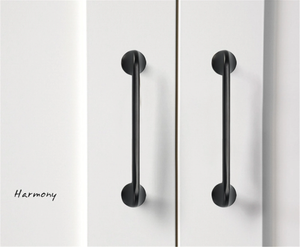 3.78"-10" (128-192mm) Black & Antique Brass Knobs, Pulls & Handles | Cabinet Door, Dresser Drawer, Cupboard & Kitchen Hardware