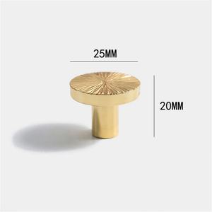 Hammered Solid Brass Cabinet Knobs | Drawer & Kitchen Pulls, Dresser & Door Handles, Decor Cabinet Hardware