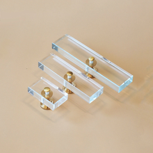 Load image into Gallery viewer, Glass &amp; Crystal Drawer Knobs | Brass &amp; Acrylic Kitchen Pulls, Cabinet &amp; Dresser Handles, Knobs
