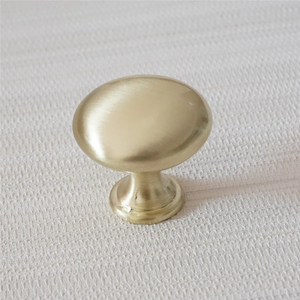 3" (76mm) Brushed Brass Gold Cup Bin Shell Knobs, Pulls & Handles | Dresser, Drawer, Cupboard & Kitchen Cabinet Hardware