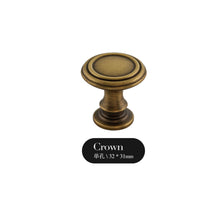 Load image into Gallery viewer, 3.78&quot;, 5&quot;, 6.3&quot; Vintage Bronze Drawer Pulls | European Antique Cabinet &amp; Kitchen Door Handles, Dresser Knobs
