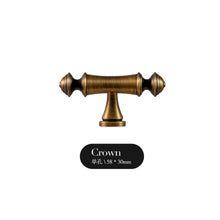 Load image into Gallery viewer, 3.78&quot;-7.55&quot; Art Decor T Bar Knobs, Pulls &amp; Handles | Gold, Antique Bronze &amp; Brass for Drawer, Dresser, Cabinet | Gift-Worthy Hardware
