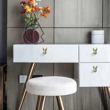 Load image into Gallery viewer, Cute Rabbit Cabinet Knobs | Unique Copper, Bronze, Silver, Black Drawer Pulls, Kitchen Handles &amp; Cabinet Hardware
