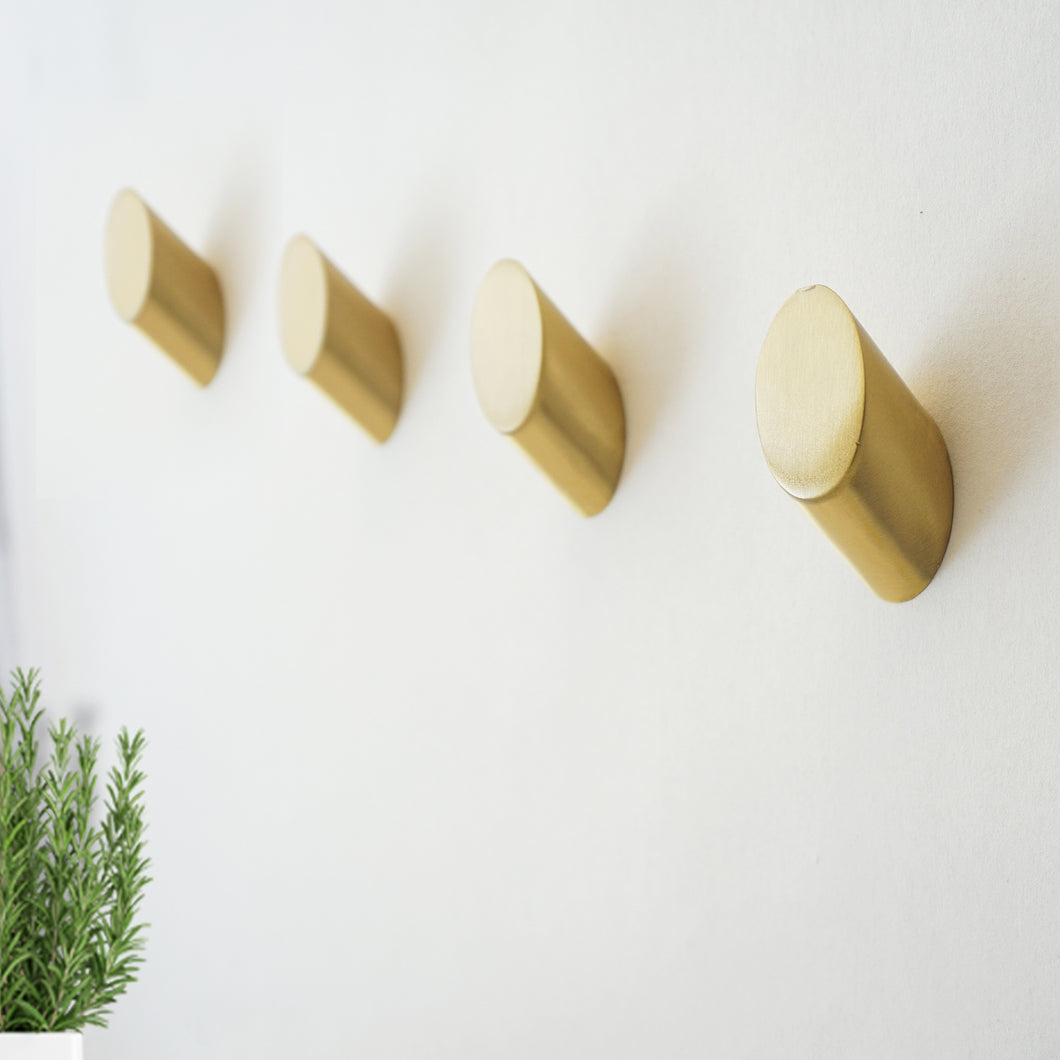 European Simple Brass Wall Hooks | Decorative Coat & Towel Hooks