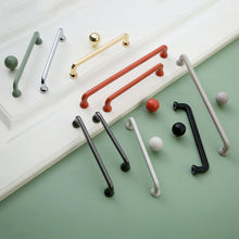 Load image into Gallery viewer, 3.78&#39;&#39;-7.55&#39;&#39; Colorful (Orange &amp; Green) Pulls &amp; Knobs | Kitchen, Cabinet, Drawer &amp; Dresser Hardware
