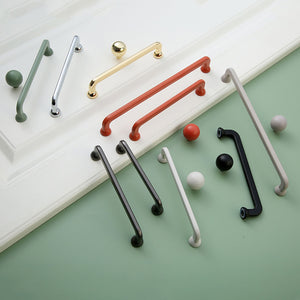 3.78''-7.55'' Colorful (Orange & Green) Pulls & Knobs | Kitchen, Cabinet, Drawer & Dresser Hardware
