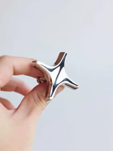 Load image into Gallery viewer, Retro French Cabinet Handle |  Polished Chrome Personalized Furniture Pull

