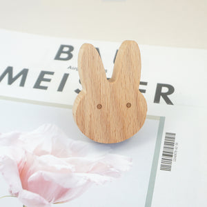 Kids Room Animal Wood Wall Hooks - Decorative Coat Hooks for Children's Room