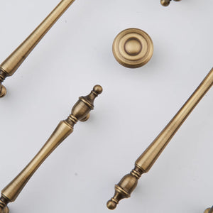 3.78"-6.3" Antique Bronze Solid Brass Knobs, Pulls & Handles | Cabinet, Drawer, Kitchen & Dresser Hardware