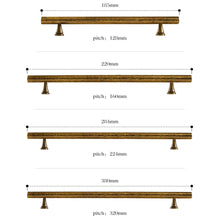 Load image into Gallery viewer, 3.78&quot;-12.6&quot; Hammered Antique Bronze &amp; Brass Pulls &amp; Handles | Kitchen &amp; Drawer Hardware
