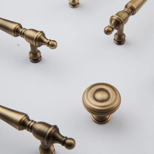 3.78"-6.3" Antique Bronze Solid Brass Knobs, Pulls & Handles | Cabinet, Drawer, Kitchen & Dresser Hardware