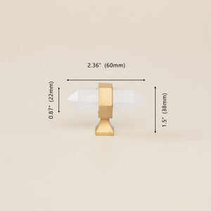 Luxury Crystal Modern T Bar Cabinet Handles | Adjustable Drawer Pulls for Wardrobe & Cabinet Door Knobs
