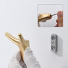 Modern Animal-Shaped Wall Hook | Brushed Brass Zinc Alloy - Stylish Coat Hanger
