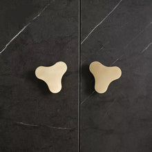 Load image into Gallery viewer, Light Luxury Original Gold Brass Pull Handles, Unique Hardware for Cabinets, Wardrobes and Tatami Drawers
