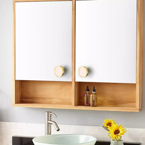 3.78"-8.8" Pink Cowhide & Brass Pulls, Knobs & Handles | Cabinet, Dresser, Drawer, Kitchen & Wardrobe Hardware