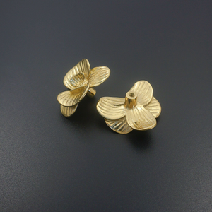 Gold Brass Exquisite Flower Drawer Knobs & Pulls | Cabinet, Dresser & Kitchen Cupboard Handles, Furniture Hardware